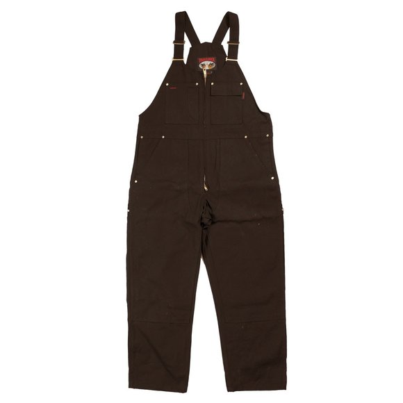 TOUGH DUCK DARK BROWN UNLINED DUCK CANVAS OVERALL - Picture 1 of 2